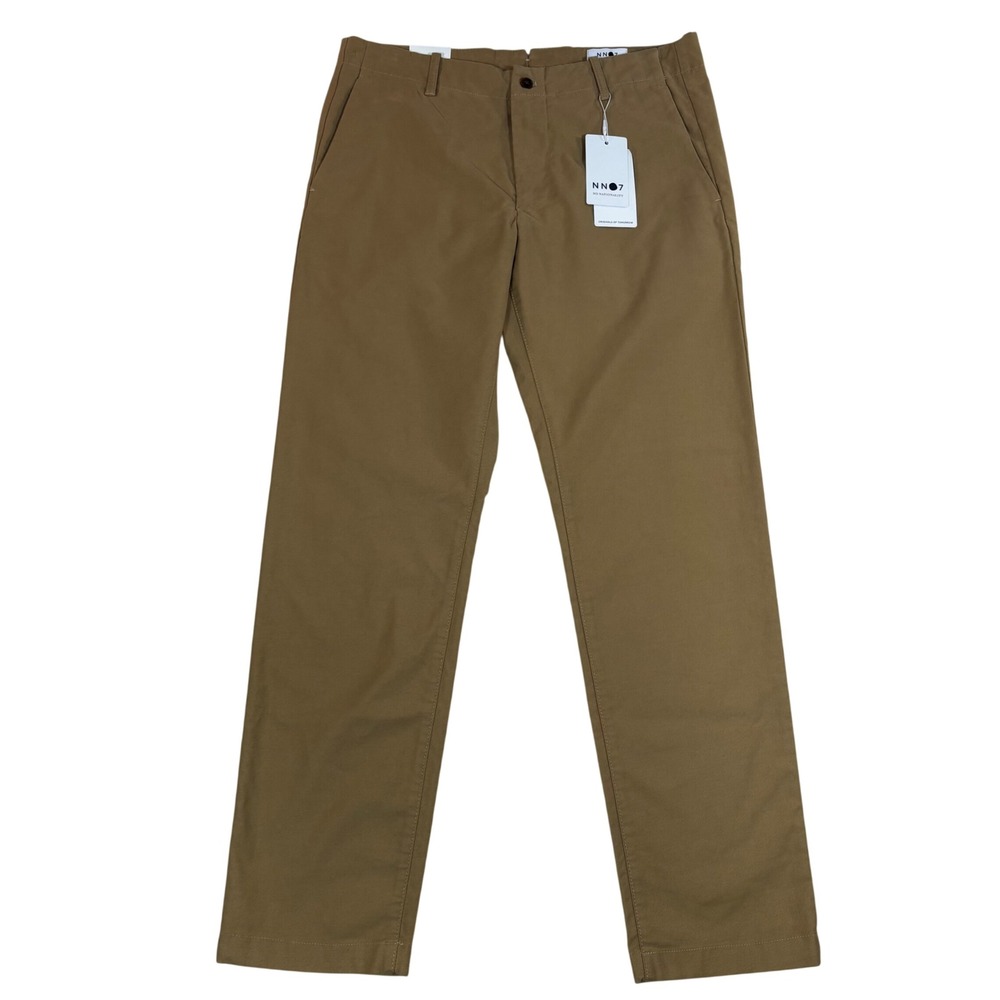 NN07 No Nationality NWT Chino Steven 1987 Chinos Tan Straight Leg Size 33x32